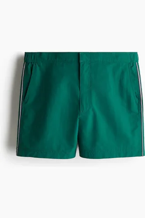 H&M Piping-detail swim shorts