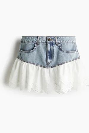 H&M Flounced mini skirt