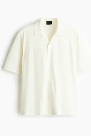 H&M Loose Fit Mesh resort shirt