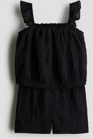 H&M 2-piece crinkled cotton set