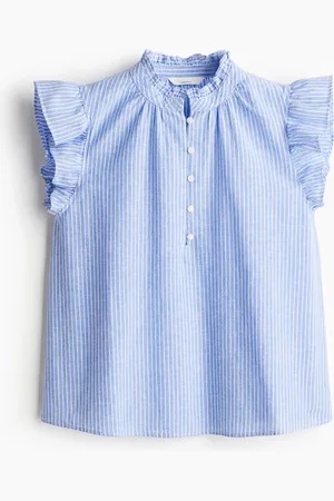 H&M Linen-blend blouse