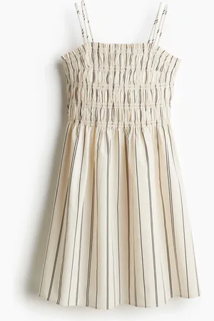 H&M Smocked-bodice cotton dress