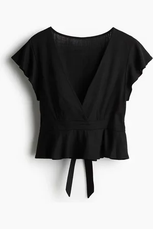 H&M Linen-blend blouse