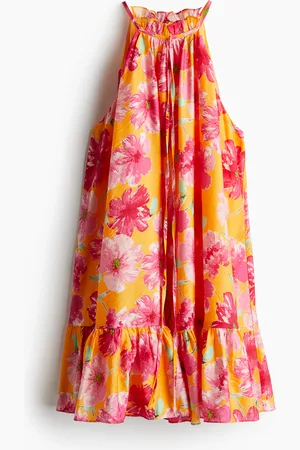 H&M Frill-detail sleeveless dress