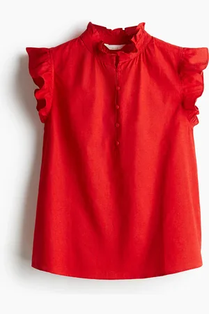 H&M Linen-blend blouse