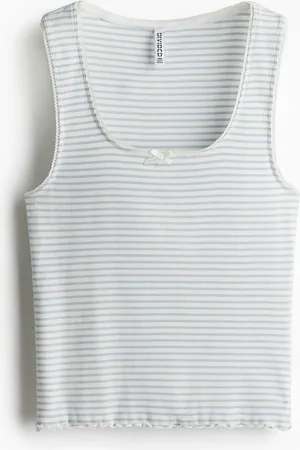 H&M Pointelle jersey vest top