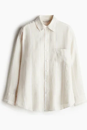 H&M Oversized linen shirt