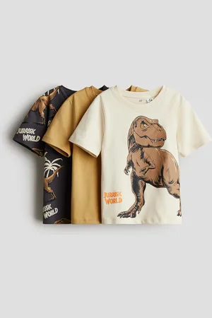 H&M 3-pack printed T-shirts