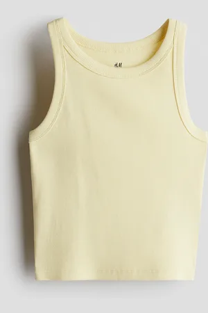 H&M Ribbed cotton vest top