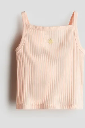 H&M Embroidery-detail strappy top