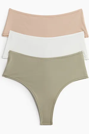 H&M 3-pack microfibre Brazilian briefs