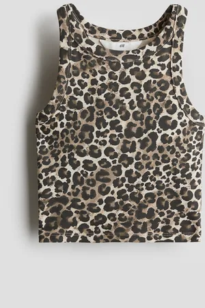 H&M Printed cotton vest top
