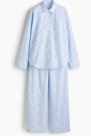 H&M Cotton poplin pyjamas