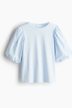 H&M Balloon-sleeved top