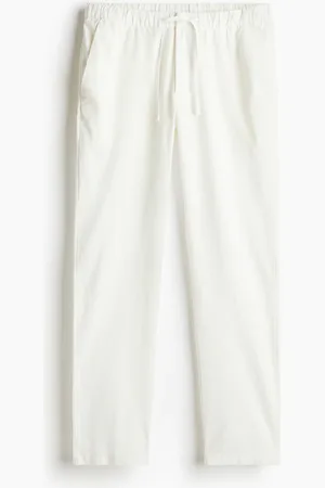 H&M Regular Fit Linen-blend trousers