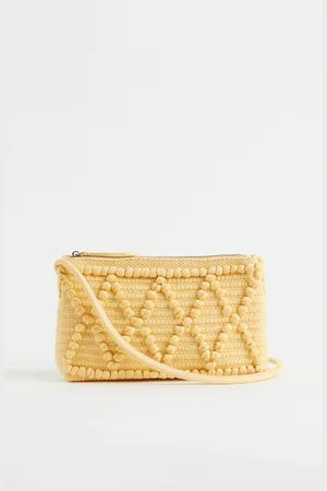 H&M Textured-weave shoulder bag