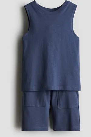 H&M 2-piece vest top and shorts cotton set