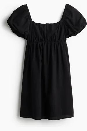 H&M Puff-sleeved babydoll dress