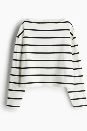 H&M Oversized boat-neck top