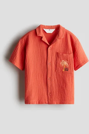 H&M Cotton muslin resort shirt