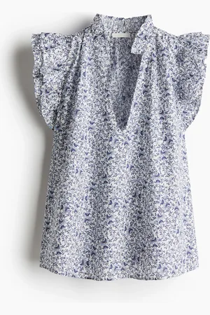 H&M Frill-trimmed blouse