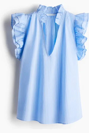H&M Frill-trimmed blouse