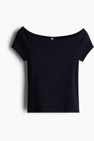 H&M Ribbed off-the-shoulder top