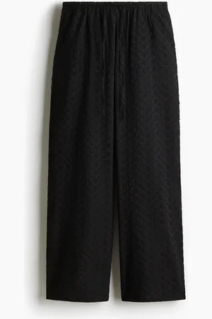 H&M Straight drawstring trousers