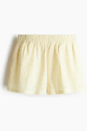 H&M High-waisted broderie anglaise shorts