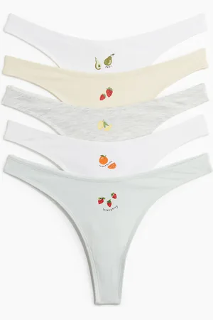 H&M 5-pack cotton thong briefs