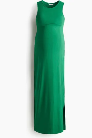 H&M MAMA Ribbed viscose dress