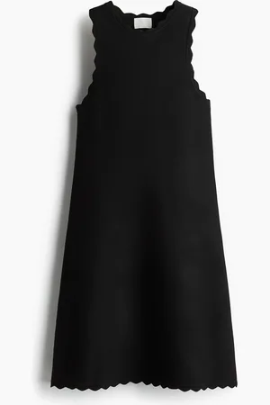 H&M Scalloped mini dress
