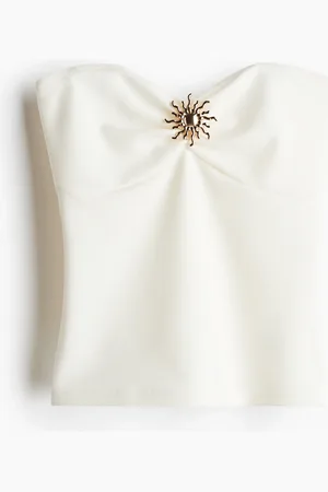H&M Metal-detail tube top