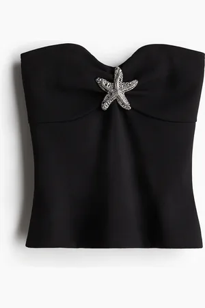 H&M Metal-detail tube top