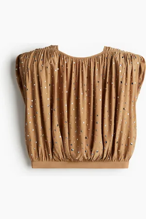 H&M Rhinestone-embellished top