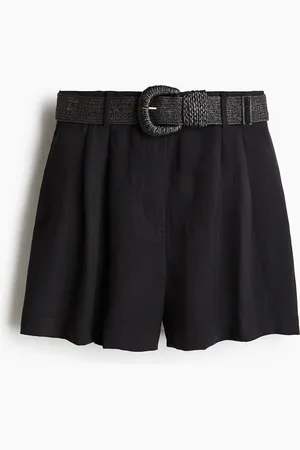 H&M Belted shorts