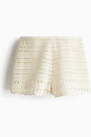 H&M Crochet-look mini shorts