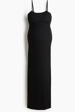 H&M MAMA Rib-knit strappy dress