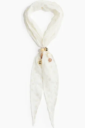 H&M Embroidered neck scarf