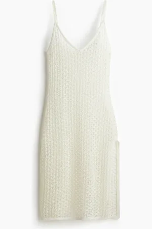 H&M Hole-knit beach dress