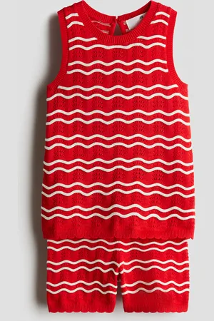 H&M 2-piece pointelle-knit set