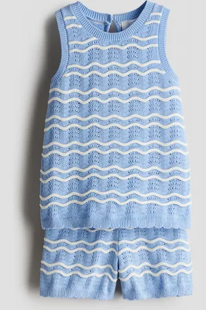 H&M 2-piece pointelle-knit set