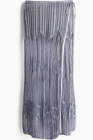 H&M Knitted wrap skirt