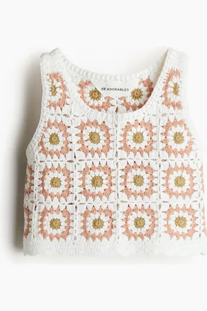 H&M Cotton crochet top