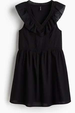 H&M Frill-trimmed cotton dress