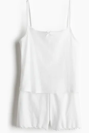 H&M 2-piece ribbed jersey set