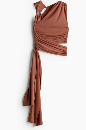 H&M Asymmetric wrap top