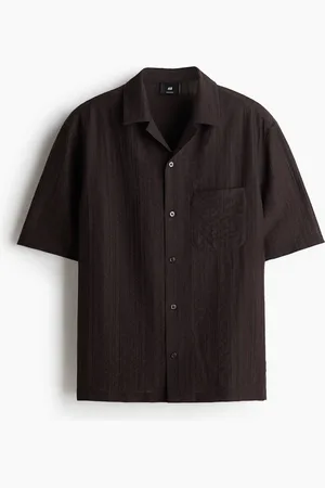 H&M Regular Fit Textured resort shirt
