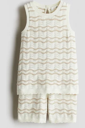 H&M 2-piece pointelle-knit set
