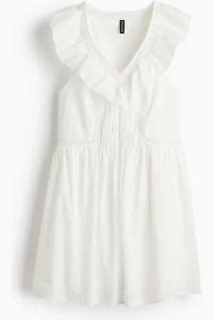 H&M Frill-trimmed cotton dress